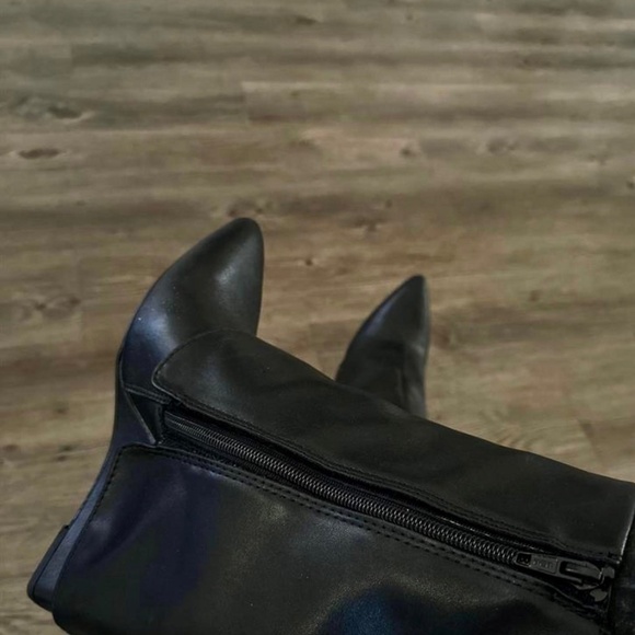 Black Wedge Bootie - Picture 3 of 4